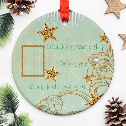 Little Jesus Double Sided Ornament By Catvinnat Back