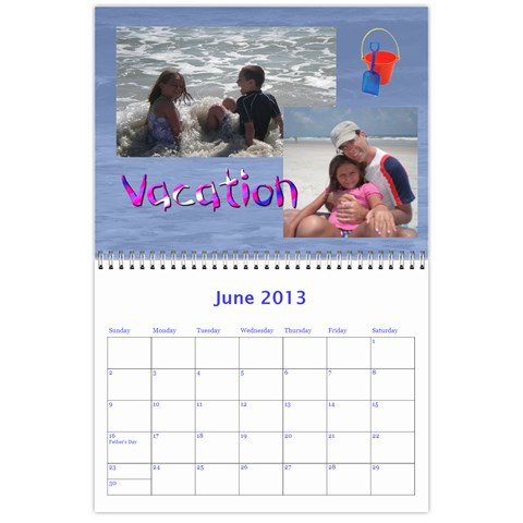 Calendar 2013 By Janet Andreasen Jun 2013