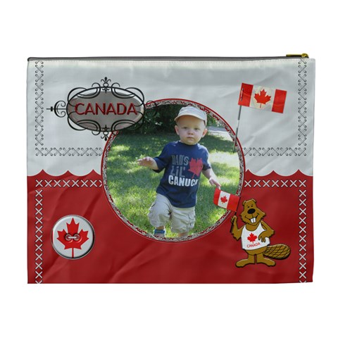 Canada Xl Cosmetic Bag By Lil Back