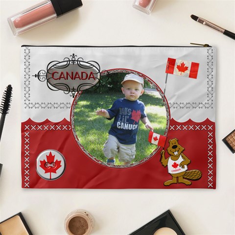 Canada Xl Cosmetic Bag By Lil Back