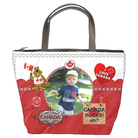 Canada Bucket Bag By Lil Front