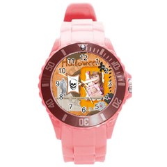 halloween - Round Plastic Sport Watch (L)