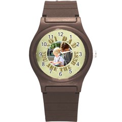 No1 Dad Round Plastic Sport Watch Small - Round Plastic Sport Watch (S) No1 Dad Round Plastic Sport Watch Small - Round Plastic Sport Watch (S)