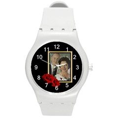 Our Celebration Round Plastic Sport Watch Medium - Round Plastic Sport Watch (M)