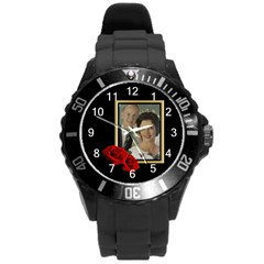 Our Celebration Round Plastic Sport Watch Large - Round Plastic Sport Watch (L)