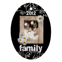 Family 2012 oval ornament - Ornament (Oval)
