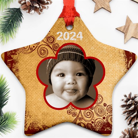 Scroll Upon A Star 2024 Star Ornament By Catvinnat Front