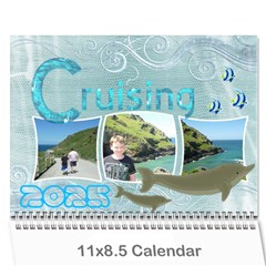 Cruising Marina 12 month Calendar 2025 - Wall Calendar 11  x 8.5  (12-Months)
