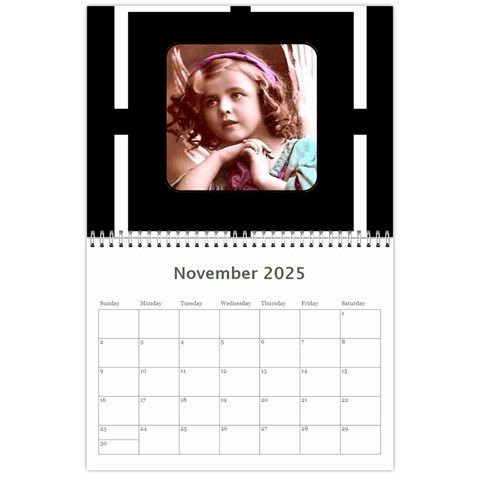 Vintage Prints 2025 Calendar By Catvinnat Nov 2025