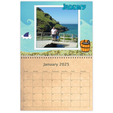 Pirate Pete 2025 Calendar By Catvinnat Jan 2025