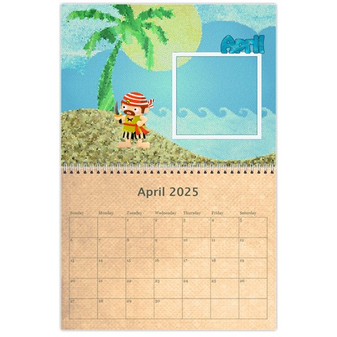 Pirate Pete 2025 Calendar By Catvinnat Apr 2025