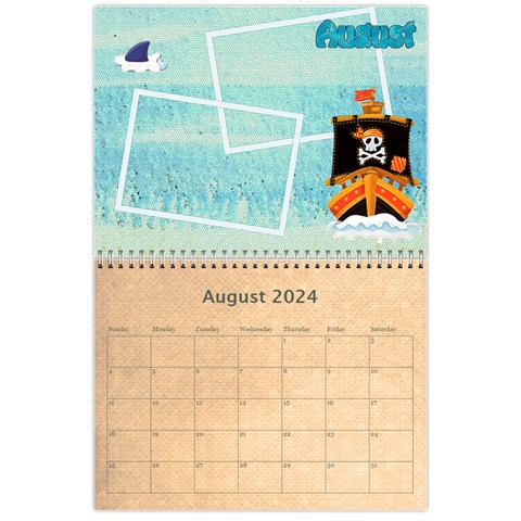 Pirate Pete 2024 Calendar By Catvinnat Aug 2024