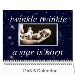 Twinkle Twinkle a Star is Born 2025 Calendar - Wall Calendar 11  x 8.5  (12-Months)