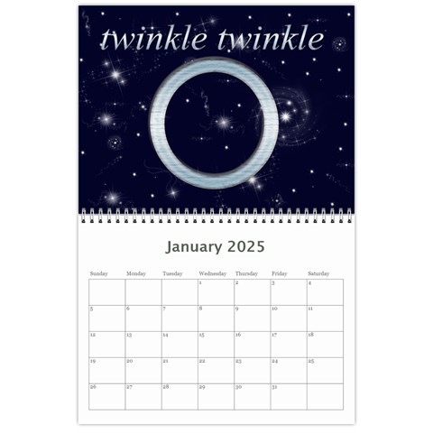 Twinkle Twinkle A Star Is Born 2024 Calendar By Catvinnat Jan 2024