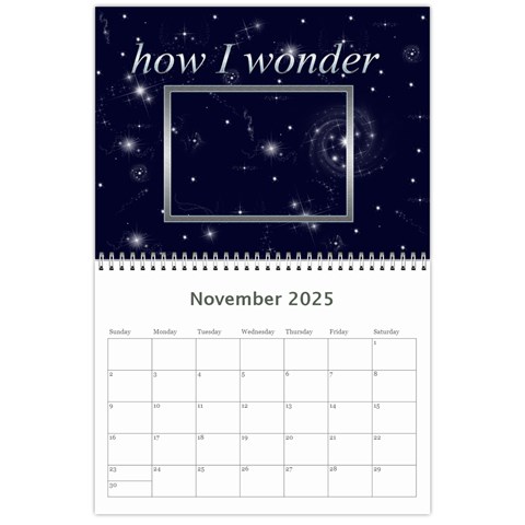 Twinkle Twinkle A Star Is Born 2025 Calendar By Catvinnat Nov 2025
