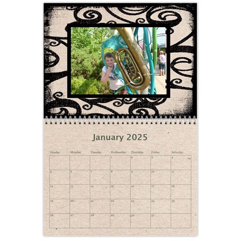 Fantasic Classic Neutral 2025 Calendar By Catvinnat Jan 2025