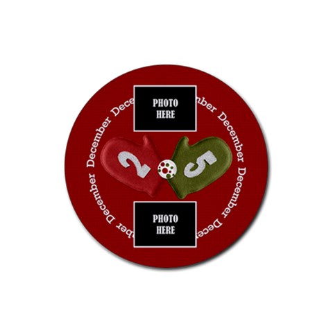 Christmas Clusters Coaster 4 Pack 2 By Lisa Minor Front