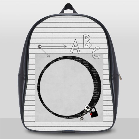 School Bag (large) Romance By Deca Front