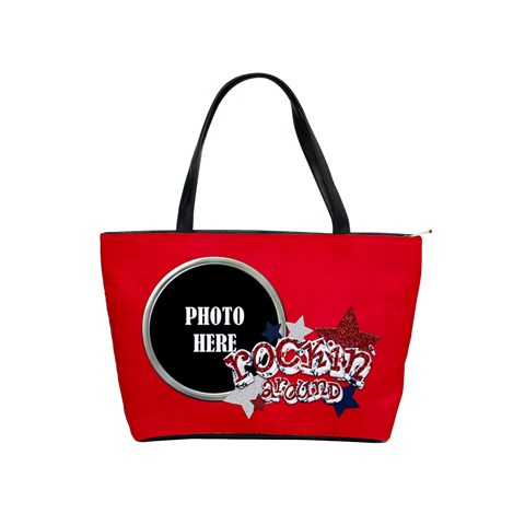 Rockin  Around The Christmas Tree Shoulder Bag By Lisa Minor Front
