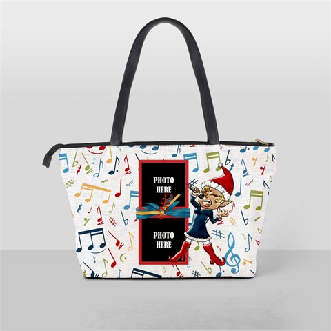 Rockin  Around The Christmas Tree Shoulder Bag By Lisa Minor Back