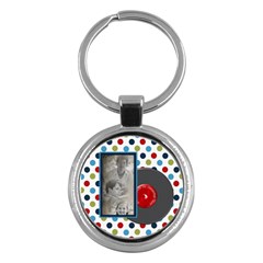 Rockin  Around the Christmas Tree Keychain - Key Chain (Round)