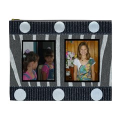 zebra pattern grandchildren Cosmetic Bag (XL)