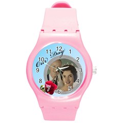Our Day Round Plastic Sport Watch Medium - Round Plastic Sport Watch (M)