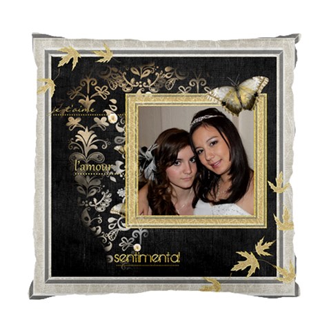 L amour 2 Single Sided Cushion Cover By Catvinnat Front