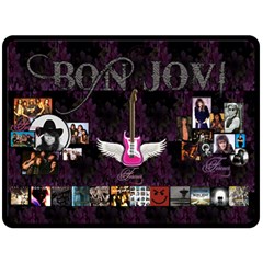 bon jovi - Fleece Blanket (Large)