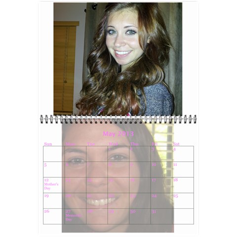 Grandmas Calendar 2012 By Samantha May 2013