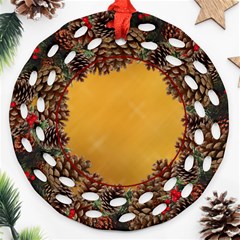 Pinecone  Ornament - Ornament (Round Filigree)