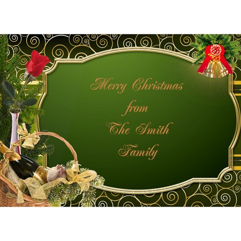 A Merry Christmas 3d Heart Card By Deborah Front