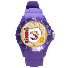 summer - Round Plastic Sport Watch (L)