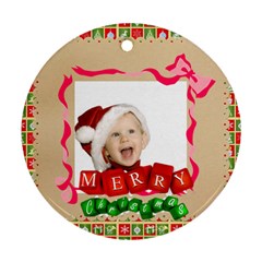 xmas - Ornament (Round)