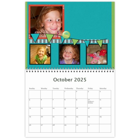 2025 New Calendar By Martha Meier Oct 2025