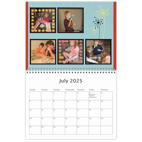 2025 New Calendar By Martha Meier Jul 2025