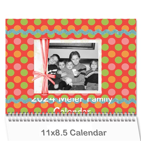 2024 Family Calendar 2 By Martha Meier Cover