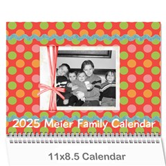 2025 Family Calendar 2 - Wall Calendar 11  x 8.5  (12-Months)