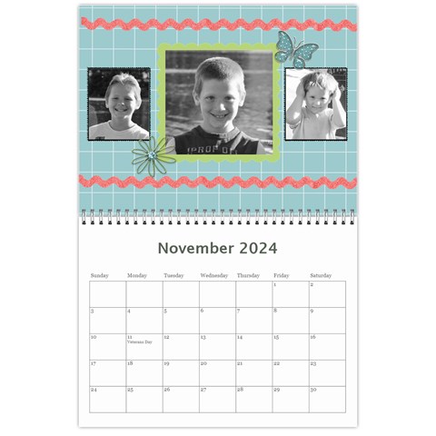 2024 Family Calendar 2 By Martha Meier Nov 2024
