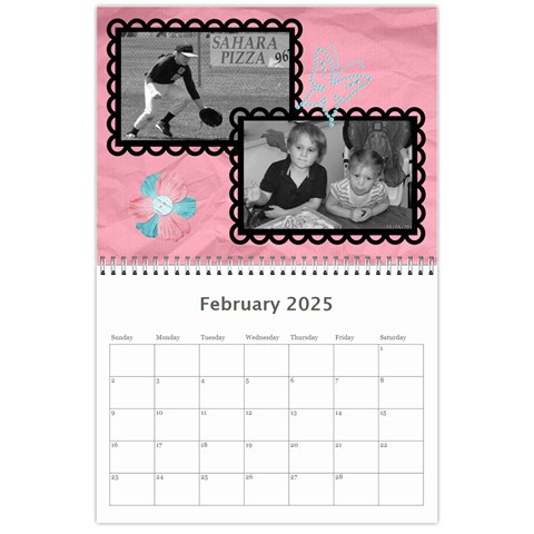 2025 Family Calendar 2 By Martha Meier Feb 2025