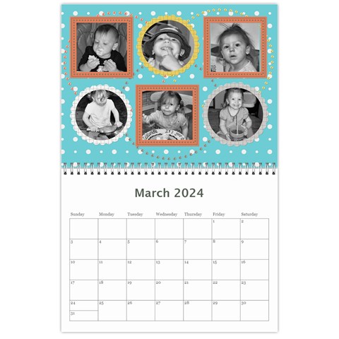 2024 Family Calendar 2 By Martha Meier Mar 2024