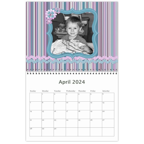2024 Family Calendar 2 By Martha Meier Apr 2024