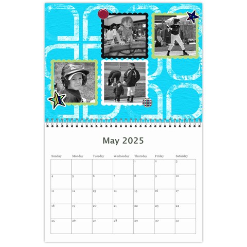 2025 Family Calendar 2 By Martha Meier May 2025