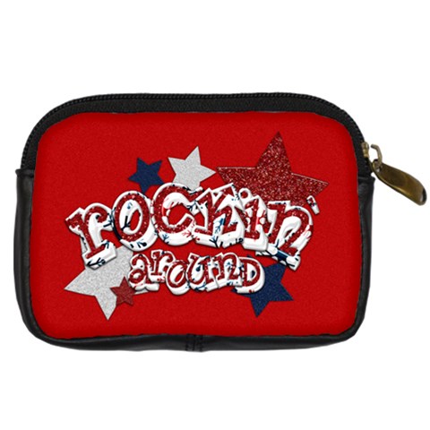 Rockin  Around The Christmas Tree Camera Bag 1 By Lisa Minor Back