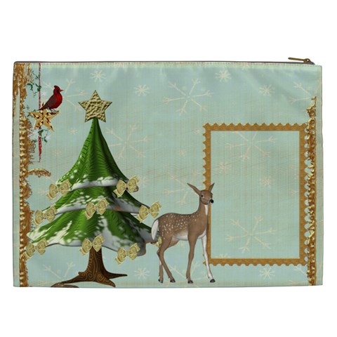 All Is Calm Xxl Cosmetics Bag By Catvinnat Back