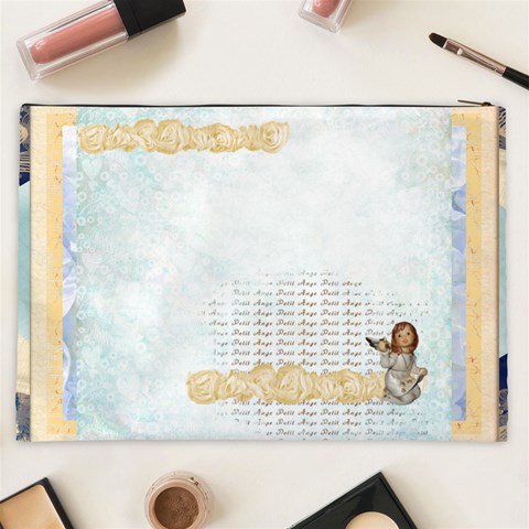 Little Cherub  Xxl Cosmetics Bag By Catvinnat Back