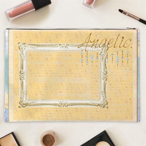 Angelic  Xxl Cosmetics Bag By Catvinnat Back