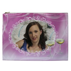 Misty Pink Cosmetic Bag XXL - Cosmetic Bag (XXL)