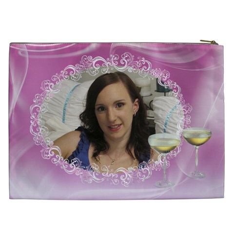 Misty Pink Cosmetic Bag Xxl By Deborah Back