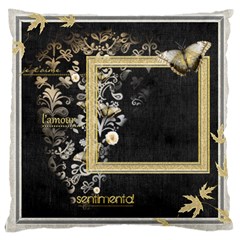 L amour 2 Large Cushion Case single sided - Large Cushion Case (One Side)